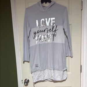 Gray Long Sleeve Women's Top